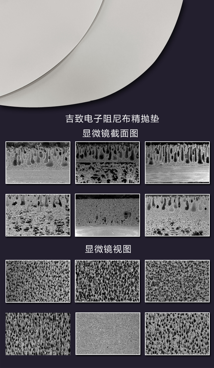 阻尼布精抛垫 碳化硅抛光垫