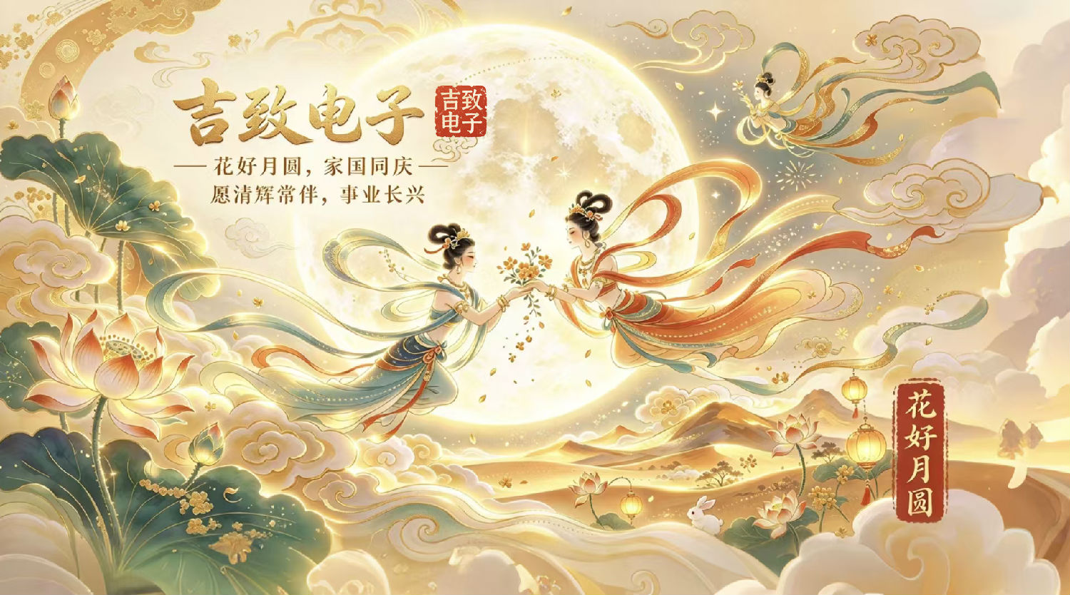 吉致电子中秋祝福